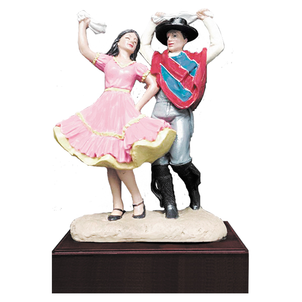 Trofeo Resina Cueca Color 19C