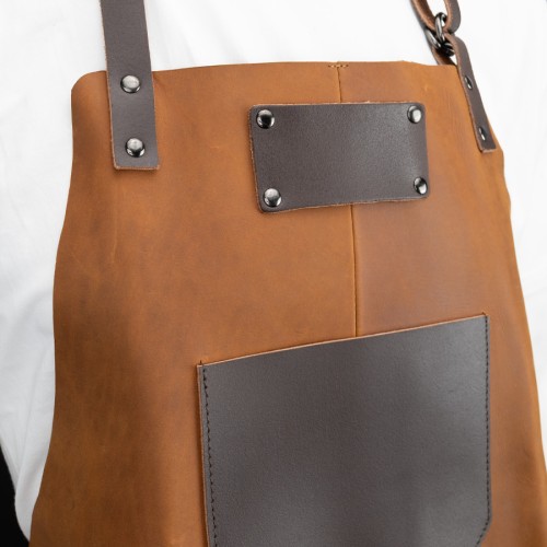 Set Asador de Cuero de Búfalo