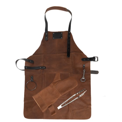 Set Asador de Gamuza de Búfalo