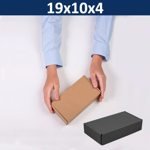 Caja Cartón Autoarmable Microcorrugado 19x10x4