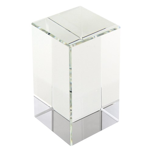 Trofeo Galvano Bloque Cristal Solid