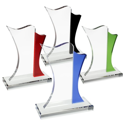 Trofeo Galvano Cristal Bauhaus