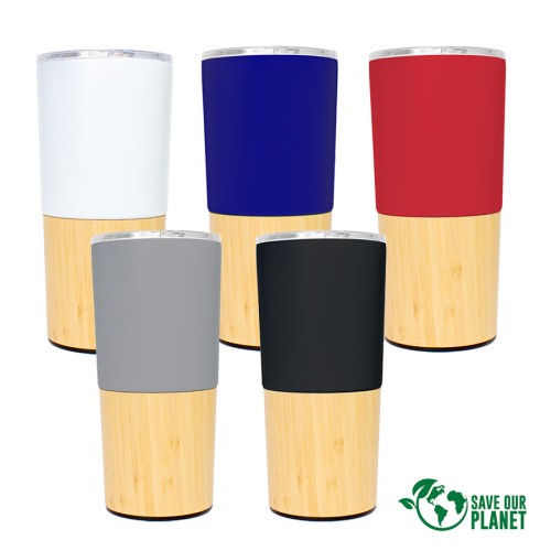 Mug metálico/bamboo 