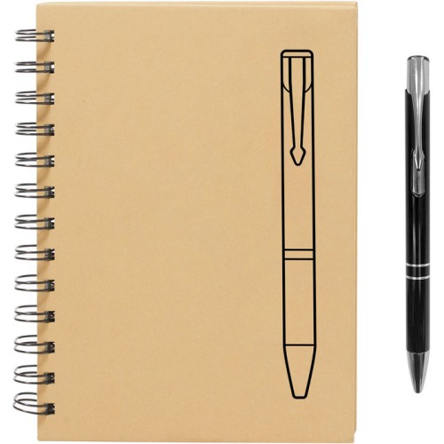 Set de libreta y bolígrafo 