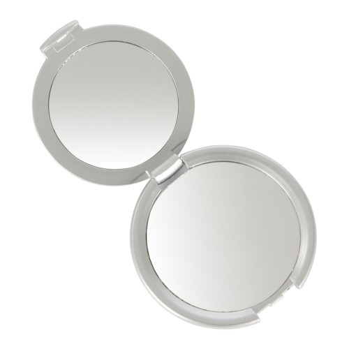 Espejo plateado doble