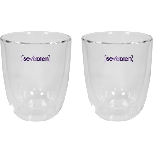 SET DE VASOS DE VIDRIO “DOUBLE”