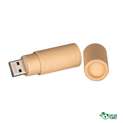 USB Pendrive Ecológico 64GB de Cartón