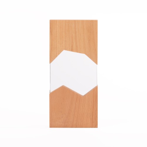 Trofeo Galvano de Madera y Cristal 