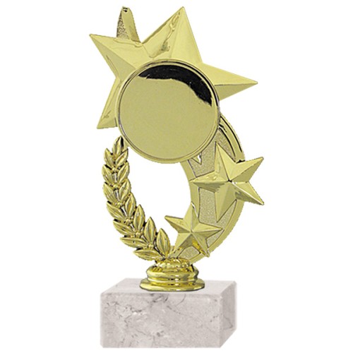 Trofeo plástico Estrella Curva RP-8909