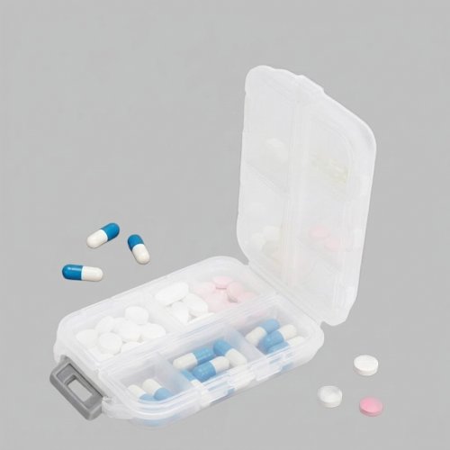 Pastillero Plástico 10 compartimentos 